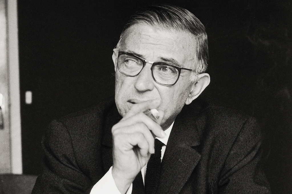 SI_sartre_site Retrato de Jean Paul Sartre.