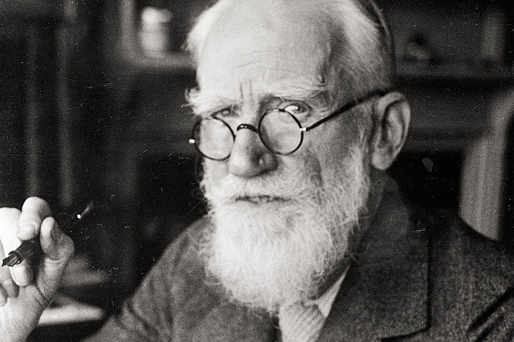SI_shaw_site Retrato de Bernard Shaw.