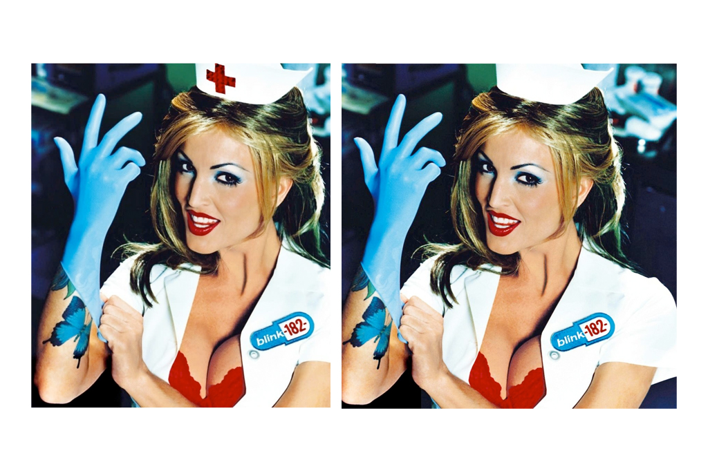 cruz-vermelha-02 Imagens de antes e depois da capa de álbum do Blink-182