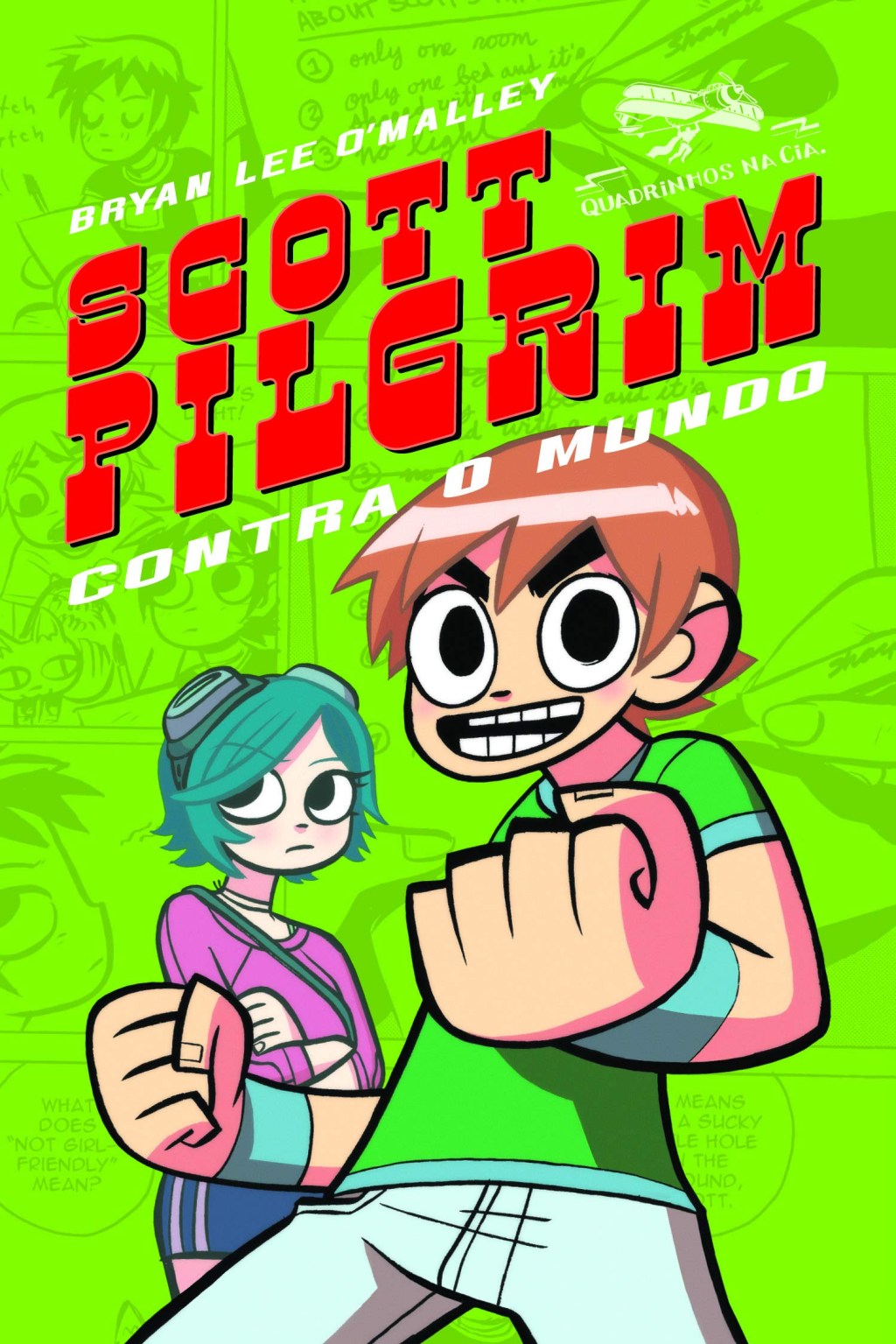 Capa do livro "Scott Pilgrim Contra O Mundo".