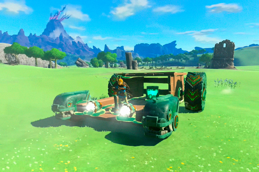 Captura de tela do trailer de The Legend of Zelda: Tears of the Kingdom.