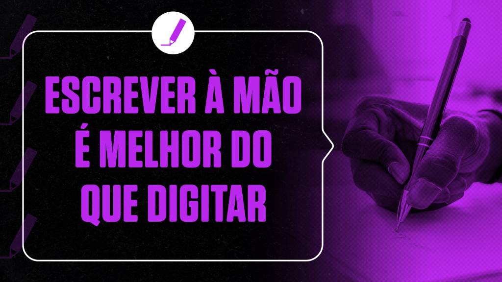 Escrever à mão é melhor para a memória do que digitar