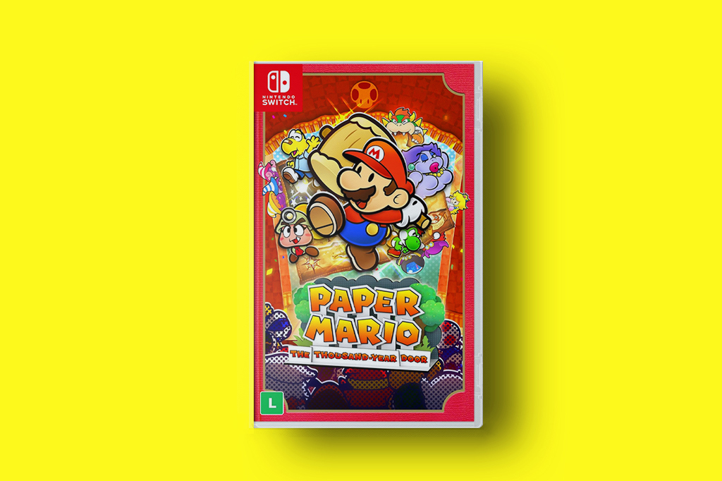 Capa do jogo de console "Paper Mario: The Thousand Year Door - Nintendo Switch"