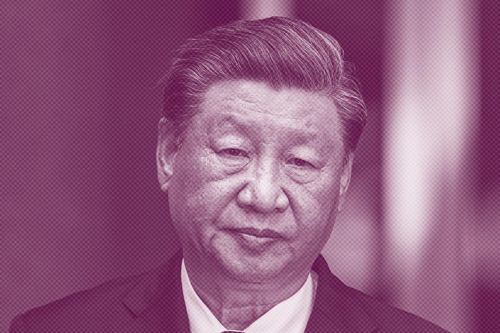 Retrato de Xi Jinping.