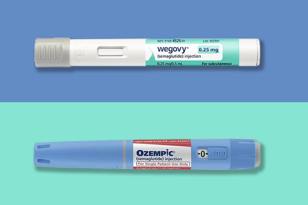 Remédios Wegovy e Ozempic.