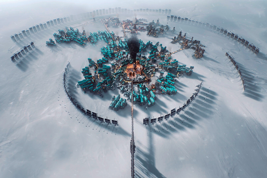Frostpunk 2 - Uma esp&eacute;cie de SimCity apocal&iacute;ptico no qual voc&ecirc; &eacute; o l&iacute;der supremo.
