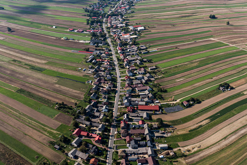 0110-cidade-suloszowa-2 Fotografia aérea da cidade de Sułoszowa, na Polônia.