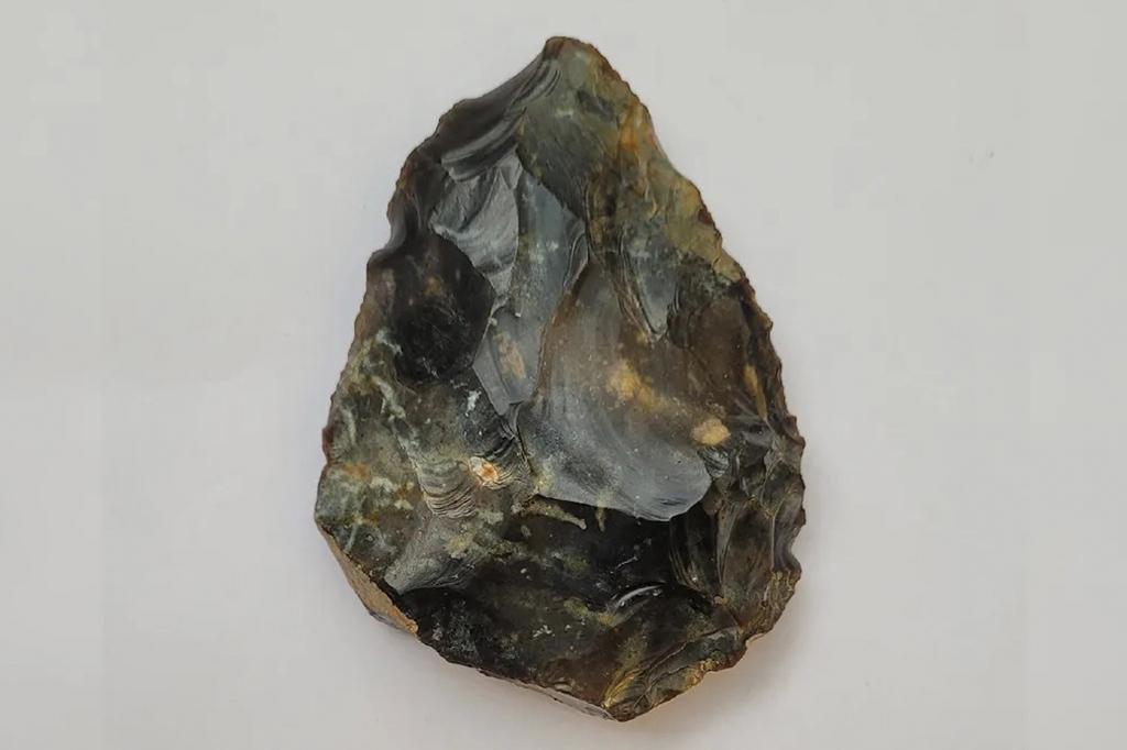 Menino de 6 anos encontra machado neandertal de 50 mil anos na praia