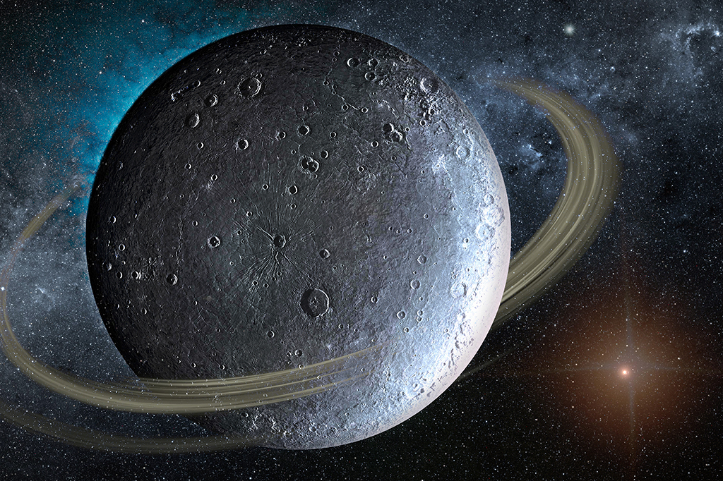 A Lua da Terra pode ter tido anéis como os de Saturno, segundo estudo