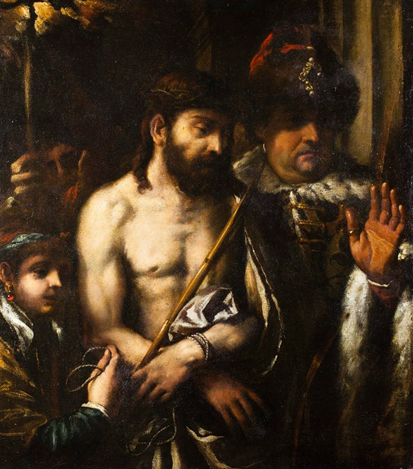 Pintura Ecce Homo de Tiziano Vecellio: 