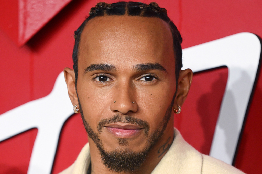 Foto do piloto de F&oacute;rmula 1 Lewis Hamilton.