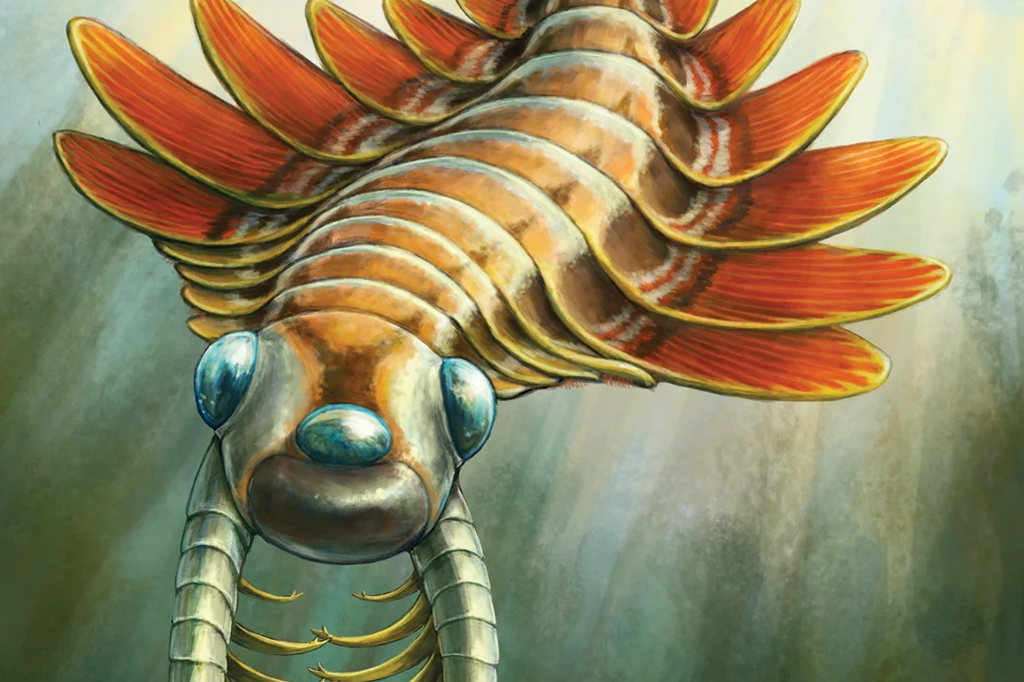 Cientistas descobrem predador pré-histórico bizarro que tinha três olhos