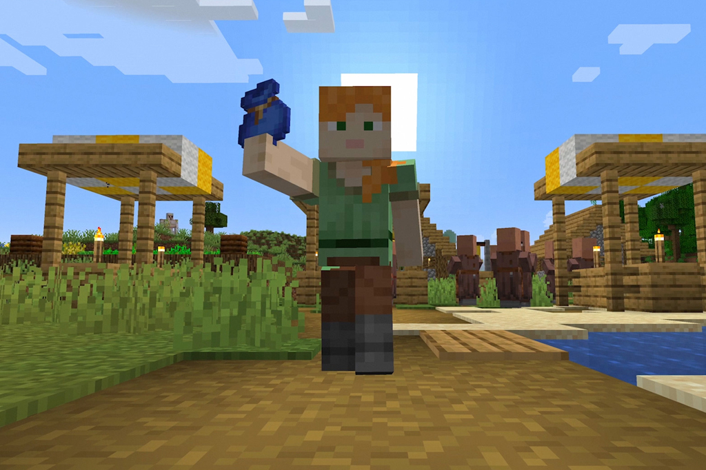 Imagem do jogo Minecraft.