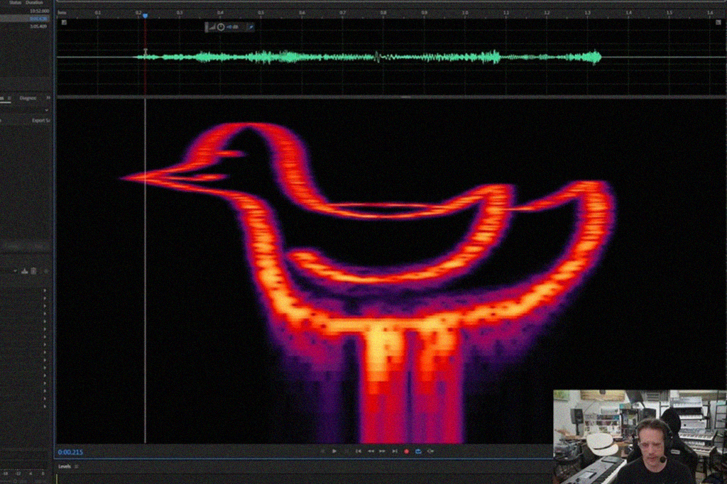 Ele salvou uma imagem no cérebro de um pássaro. Ou quase isso