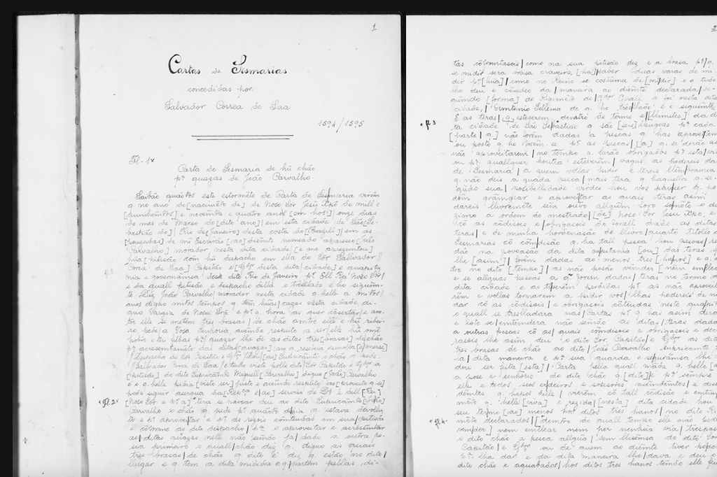 Arquivo Nacional restaura documento mais antigo de seu acervo, datado de 1594