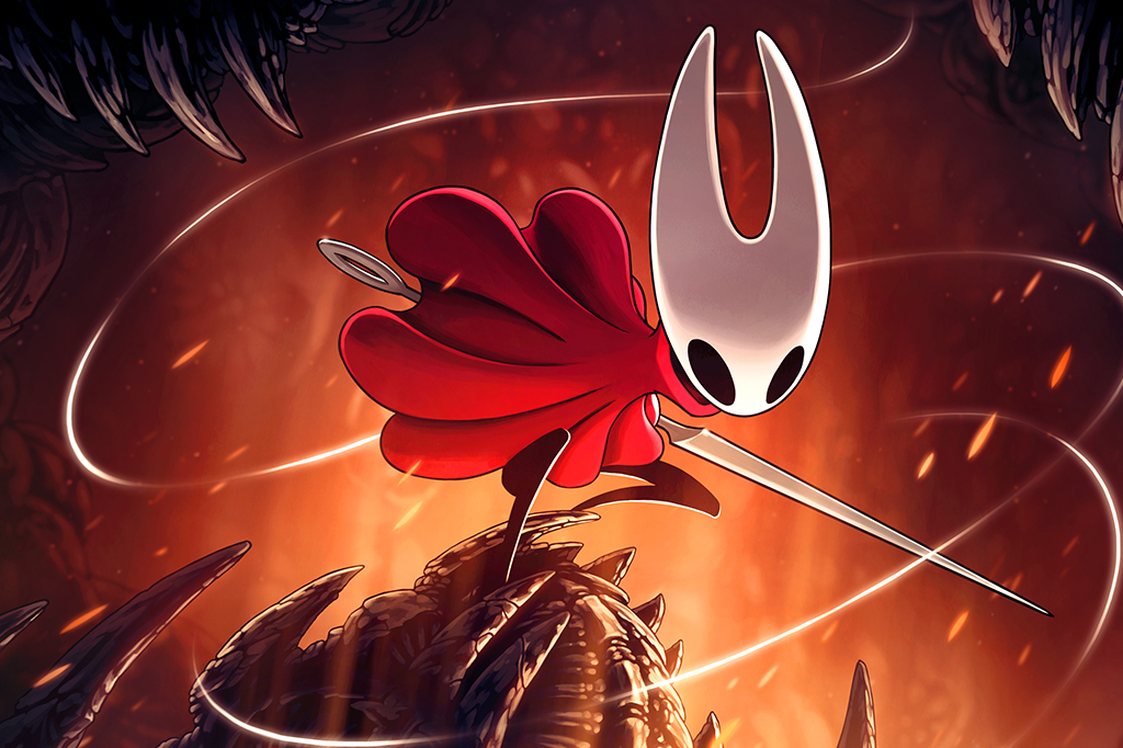 Ilustra&ccedil;&atilde;o do jogo Hollow Knight: Silksong.