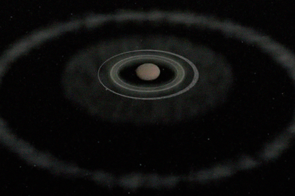 Novo sistema de anéis descoberto no Sistema Solar formou-se na última década